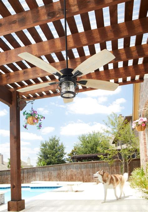 Installing Outdoor Ceiling Fan Pergola | Shelly Lighting