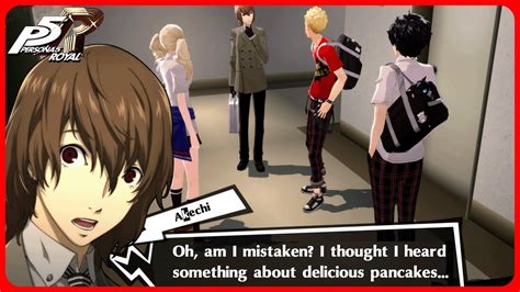 Akechi Talks About Pancakes Persona 5 Royal PC YouTube