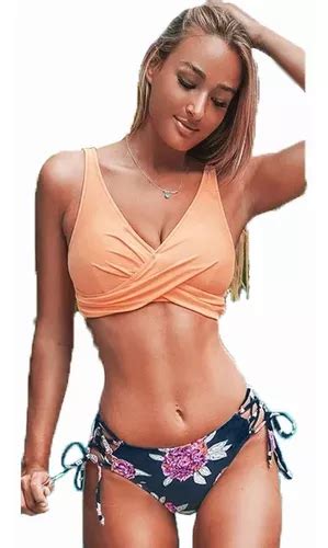 Traje De Ba O De Bikini Sexy Para Mujer Meses Sin Intereses