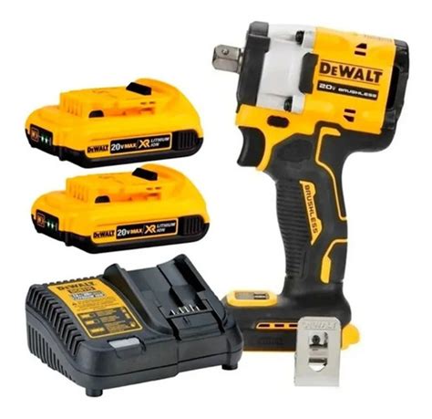 Chave De Impacto V Max Dcf D Bivolt Bat Ah Dewalt