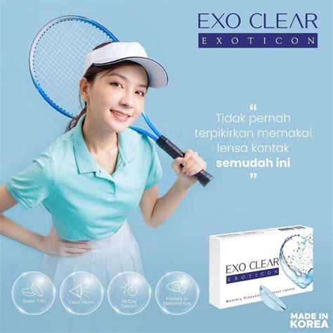 Jual SOFTLENS EXO CLEAR 14 2 MM BY EXOTICON FREE LENSCASE SOFLEN