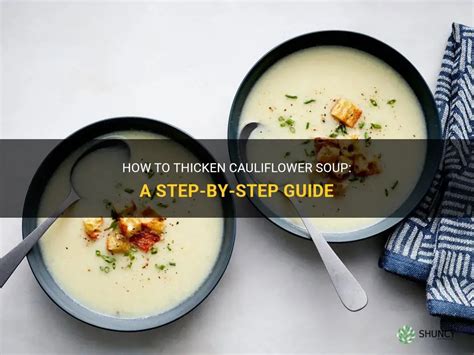 How To Thicken Cauliflower Soup A Step By Step Guide Shuncy