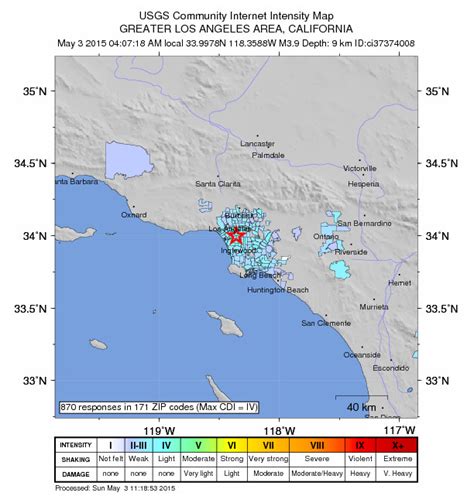 Los Angeles Earthquake Fault Map