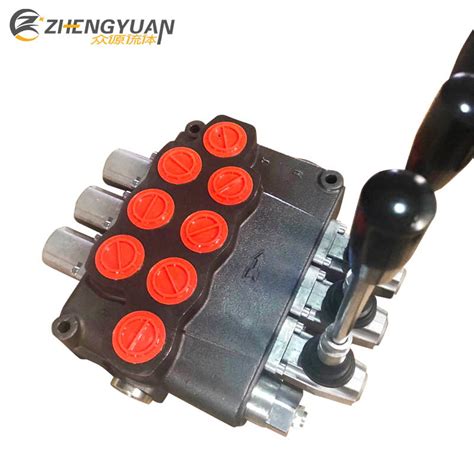 120L M Flow Hydraulic Monoblock Directional Control Valve SD18 China