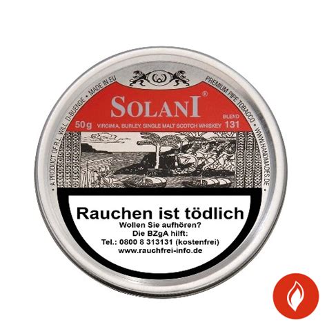 Solani Rot Scotch Whisky Pfeifentabak Dose Jetzt Kaufen Zedaco De