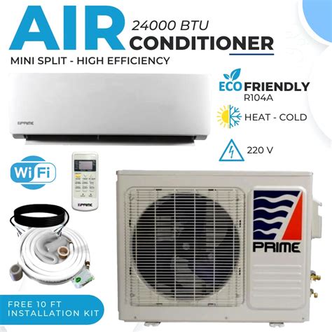 24000 BTU Air Conditioner Mini Split AC Ductless