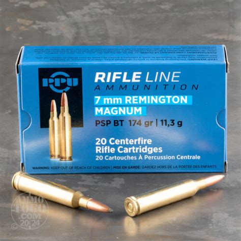 Mm Remington Magnum Ammo Rounds Of Grain Pointed Soft Point