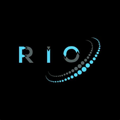 RIO letter logo creative design. RIO unique design. 26615817 Vector Art ...