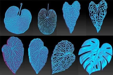 Tropical Leaf 3d Model 3d Printable Cgtrader