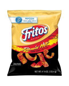 Fritos Flamin Hot Flavored Corn Chips 4 25 Oz