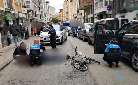 Herido Un Ciclista Al Chocar Contra La Puerta Abierta De Un Coche En