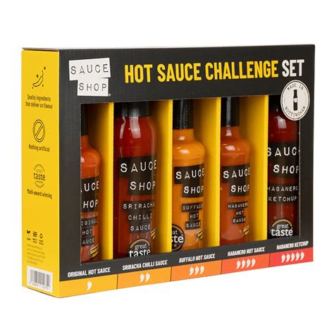 Sauce Shop Hot Sauce Challenge Set Dr Burnöriums Hot Sauce Emporium