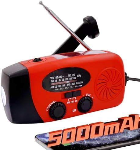 Wind Up Solar Radio Survival Hand Crank Dynamo Am Fm Emergency Weather