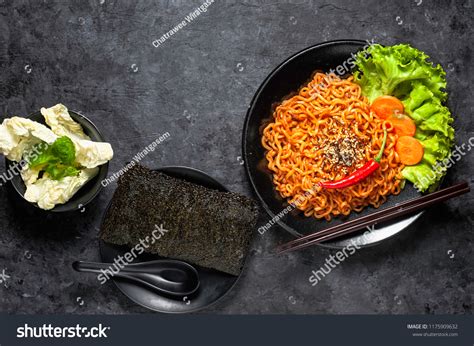 Korean Hot Spicy Chicken Flavor Ramen Stock Photo Edit Now 1175909632