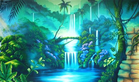 Cascades Dans Une For T Humide Puzzle En Chutes D Eau Puzzles Sur