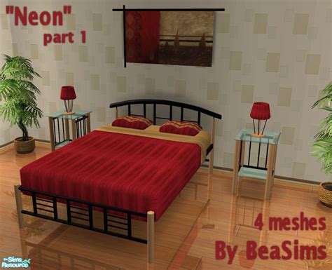 The Sims Resource Neon Bedroom