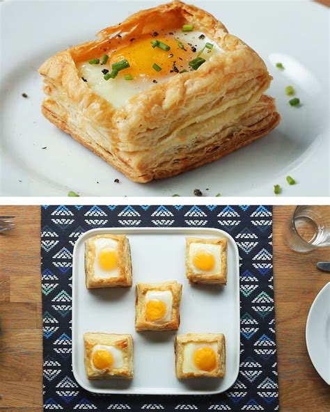 Puff Pastry Breakfast Cups Recipe By Tasty Recipe Delicious