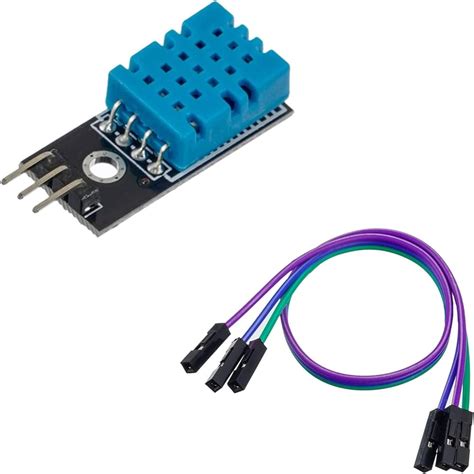 DHT11 Temperature Humidity Sensor Module Digital Single Bus, 56% OFF