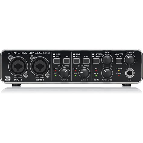 Behringer U Phoria Umc Hd Audiophile X Bit Khz Usb Audio