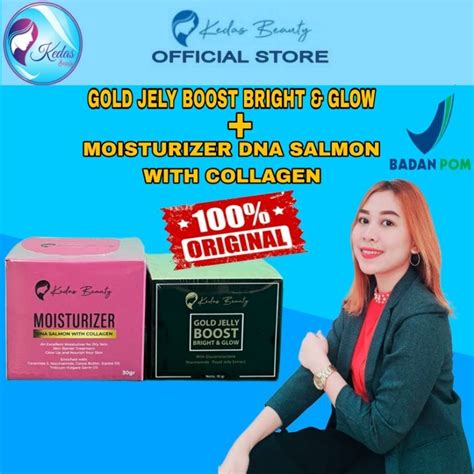 Jual New Moisturizer Dna Salmon With Collagen Gold Jely Kedas Beauty