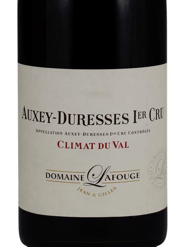 Domaine Jean Gilles Lafouge Auxey Duresses Er Cru Climat Du Val