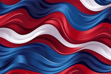 Premium Photo | Background with wavy american flag