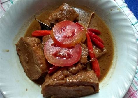 Resep Semur Tahu Bakso Santan Bumbu Iris Oleh Ismi Nida Nr Cookpad