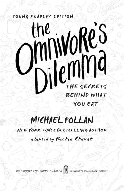 The Omnivore S Dilemma By Michael Pollan Brightly Shop