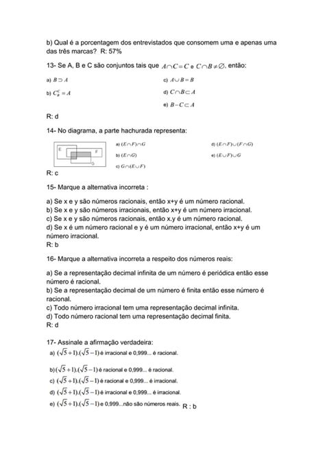 Exerc Cios Teoria Dos Conjuntos Pdf