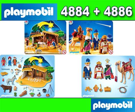 Neu Playmobil 4884 Krippe 4886 Heilige 3 Könige Ebay