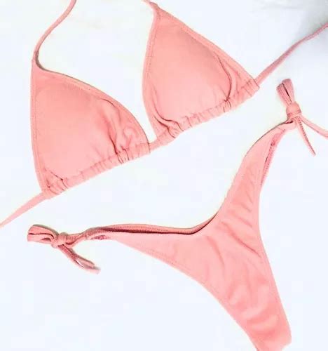 Bikini Nude Beige Triángulo Malla Traje De Baño en venta en Capital