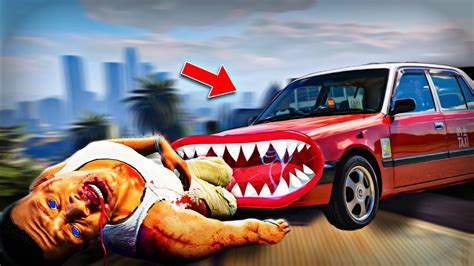 Gta Franklin Shinchan Run From Cursed Killer Car In Gta Gta