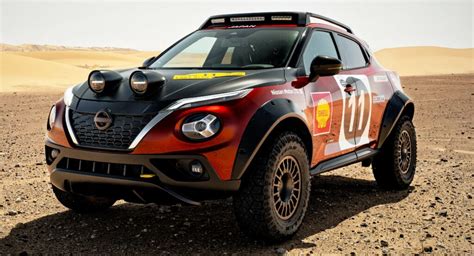 Nissan Juke Hybrid Rally Tribute Concept Looks Ready For Dakar Carscoops