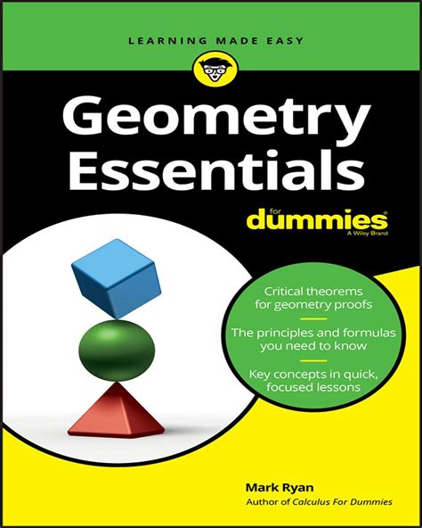 Geometry Essentials For Dummies Mathematics Books