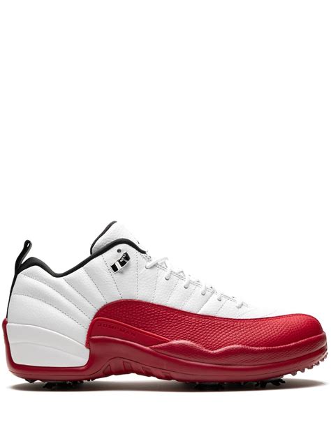 Jordan Air Jordan 12 Golf Cherry Sneakers White Farfetch