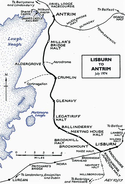 Northern Ireland Railways Map Disused Stations Crumlin Station ...