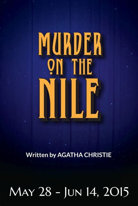 Murder on the Nile – teaser | Theatre Tallahassee