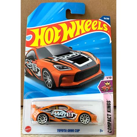 風火輪 Hot Wheels 豐田 TOYOTA GR CUP 拉力賽車 房車 跑車 橘色款 普利司通 橋石輪胎字樣 蝦皮購物
