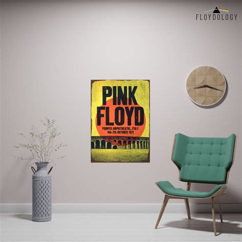 Pink Floyd Poster - Pompeii Amphitheatre Italy 1971 - OtherBrick