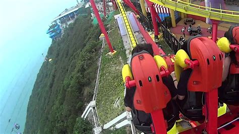 Hong Kong Ocean Park Big Thrill Roller Coaster Youtube