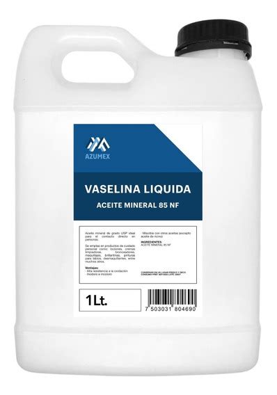 Aceite Mineral 85 Nf Vaselina Liquida Usp 1 Litro Tienda FEMA