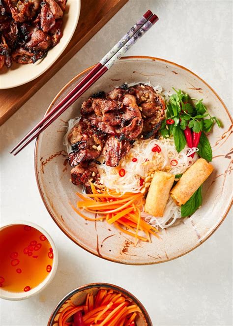 Bun Thit Nuong Vietnamese Grilled Pork With Rice Noodles Glebe Kitchen