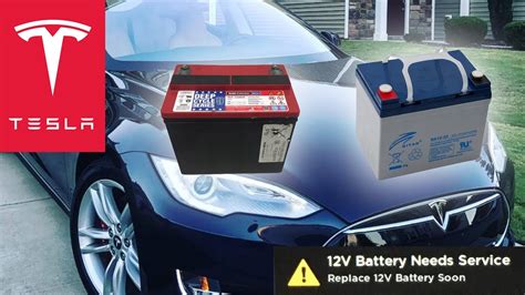 Tesla Model Sx 12v Battery Replacement With Non Oem Youtube