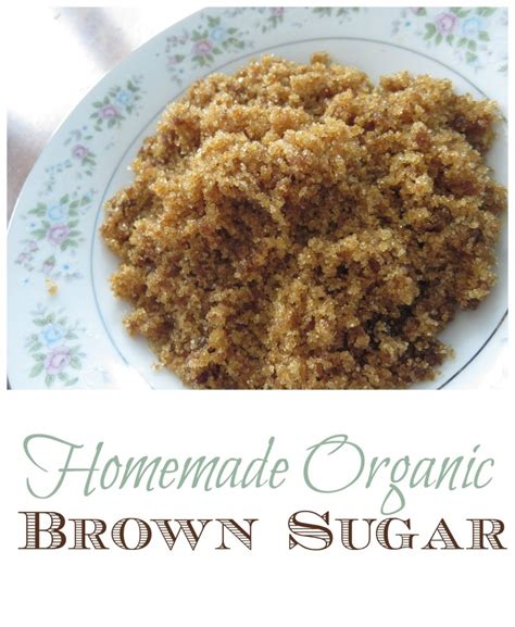 Homemade Organic Brown Sugar