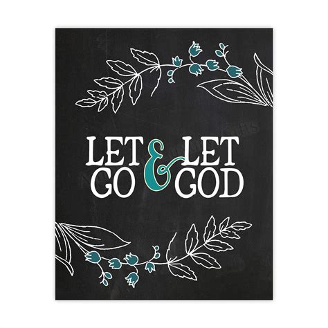 34let Go And Let God Inspirational Quotes India Ubuy