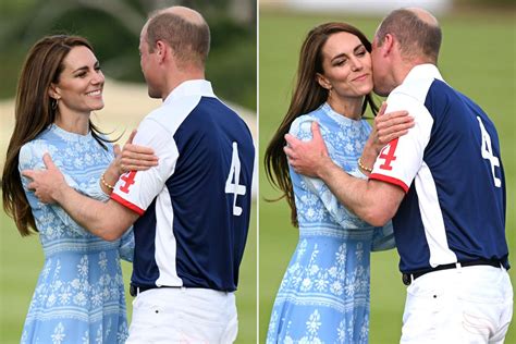 Kate Middleton Kisses Prince William Following Polo Match Win