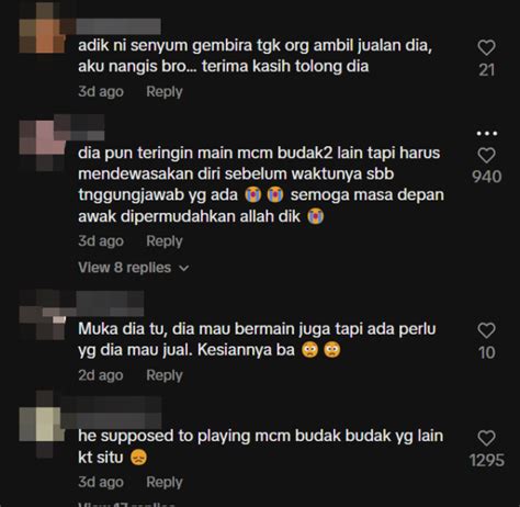 Muka Suram Jadi Ceria Tersentuh Tengok Kanak Kanak Jual Aiskrim Tak