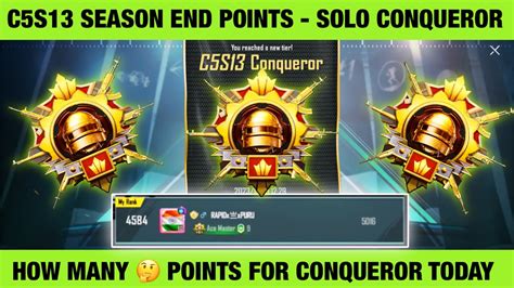 Day Season End Conqueror Point C S Solo Solo Conqueror Still