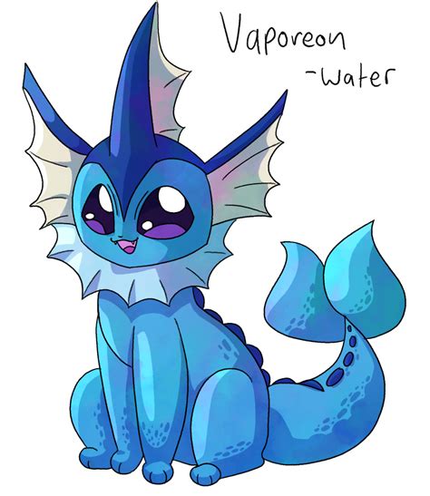 Vaporeon Water Type Eeveelution By Ranboo0fpompoms On Deviantart