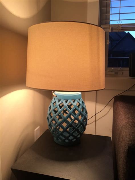 Lamp I Made From A Lantern And A Shade Both Bought At Homesense Lamp Table Lamp Lanterns